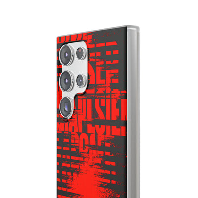 Crimson Redaction · Lite Phone Case for Samsung · Black