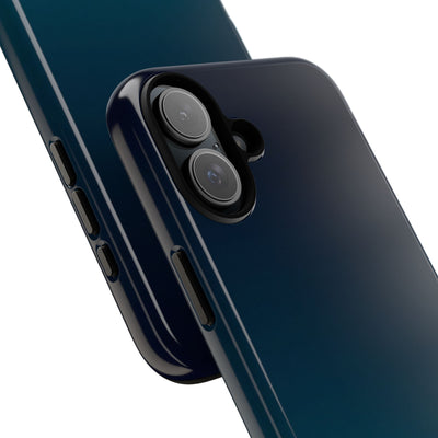 Teal Tough Phone Case for iPhone - Abyss Teal Haze