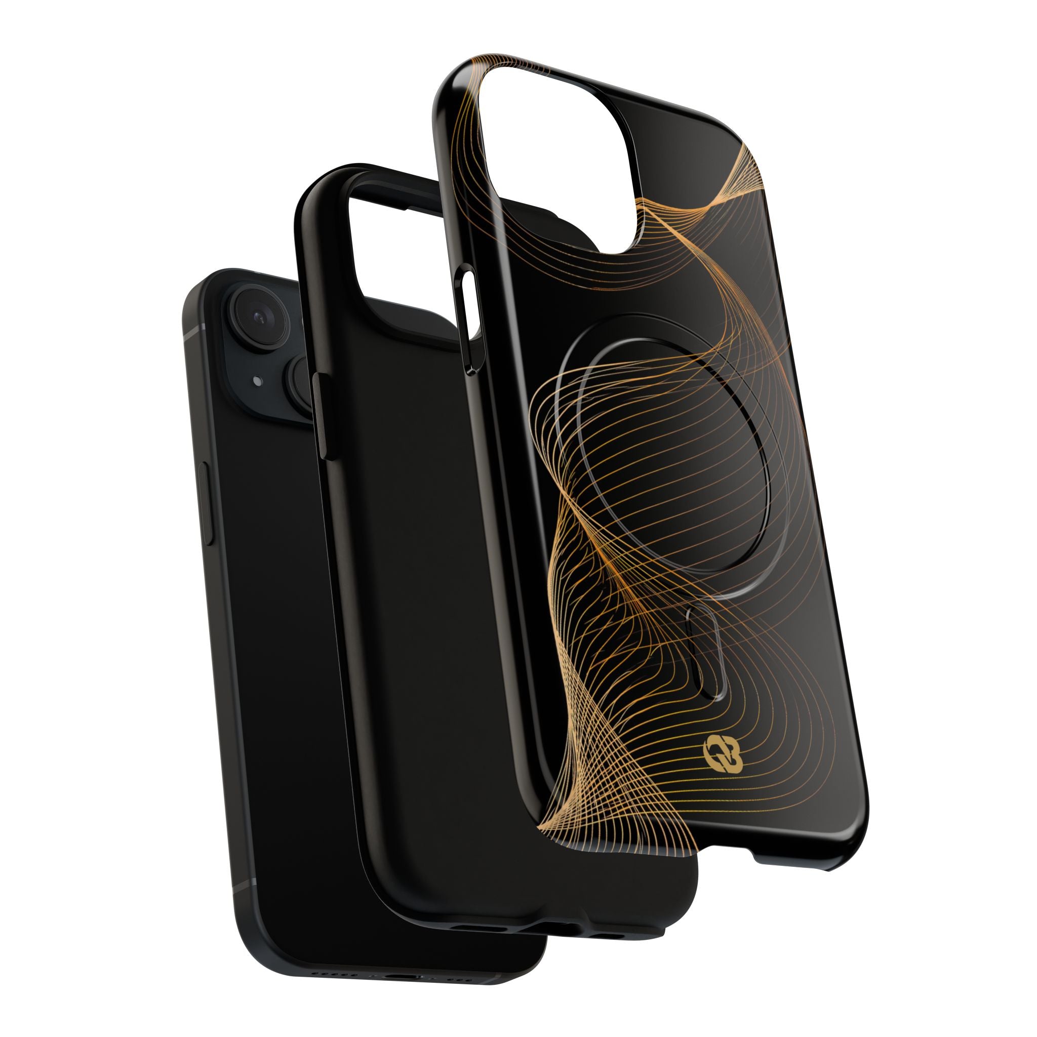 Gold Tough 2.0 Magsafe Phone Case for iPhone - Burnished Bronze Helix