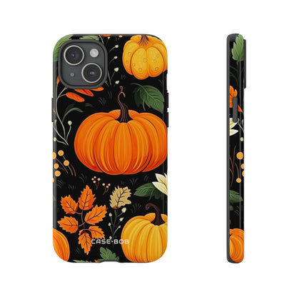 Pumpkin Glow iPhone 15 Plus Cover - Tough