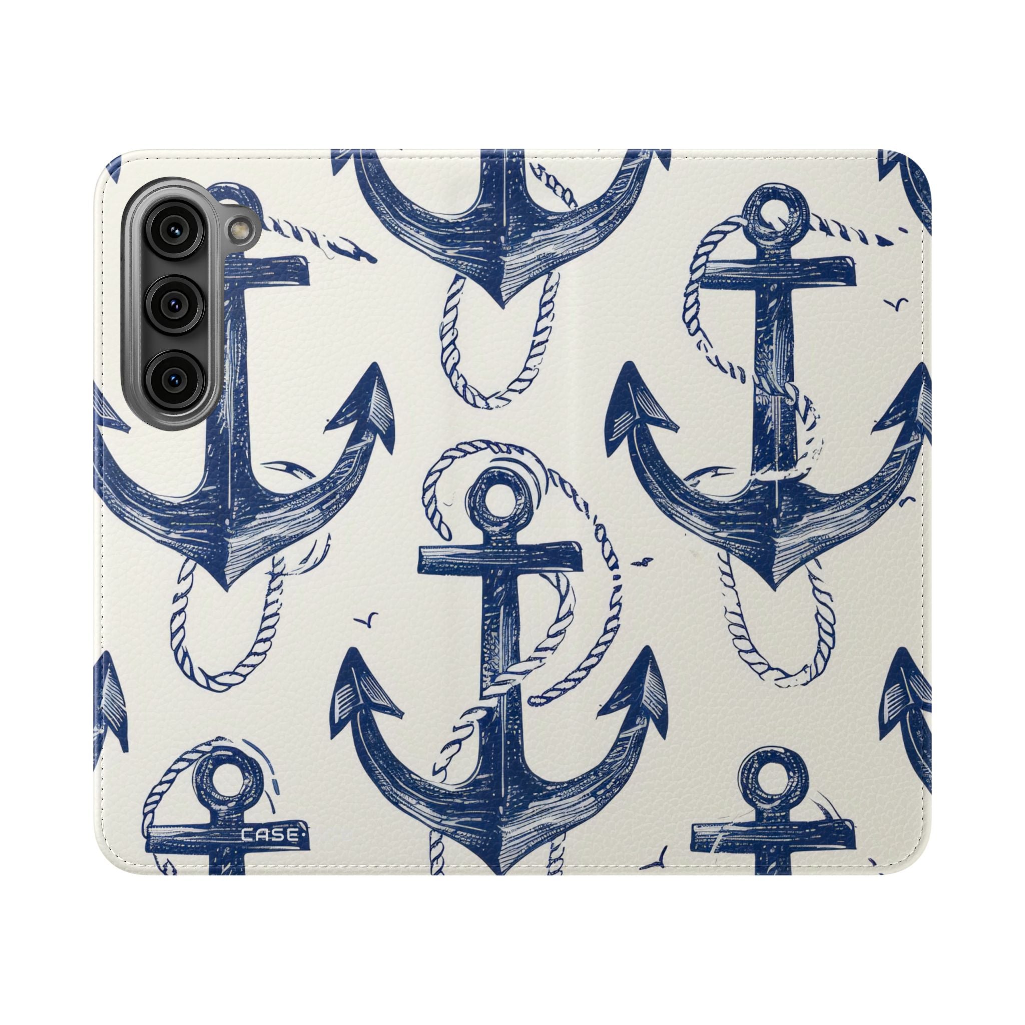 Blue Anchor Breeze - Samsung S23 Case - Wallet