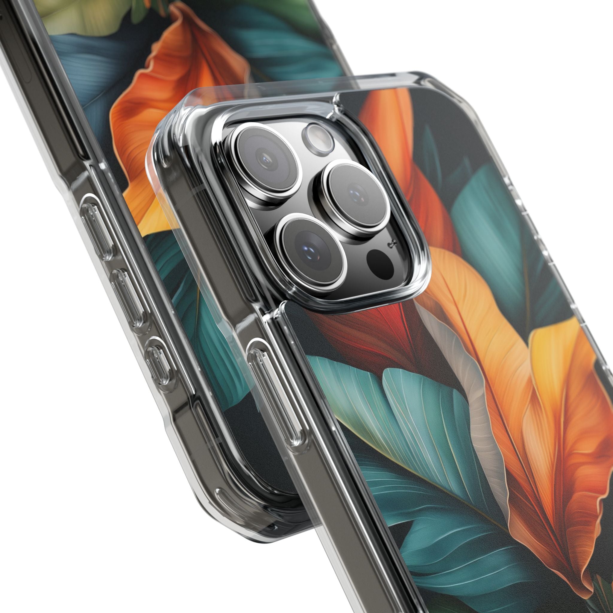 Tropical Leafburst iPhone 16 Pro Max Case - Impact