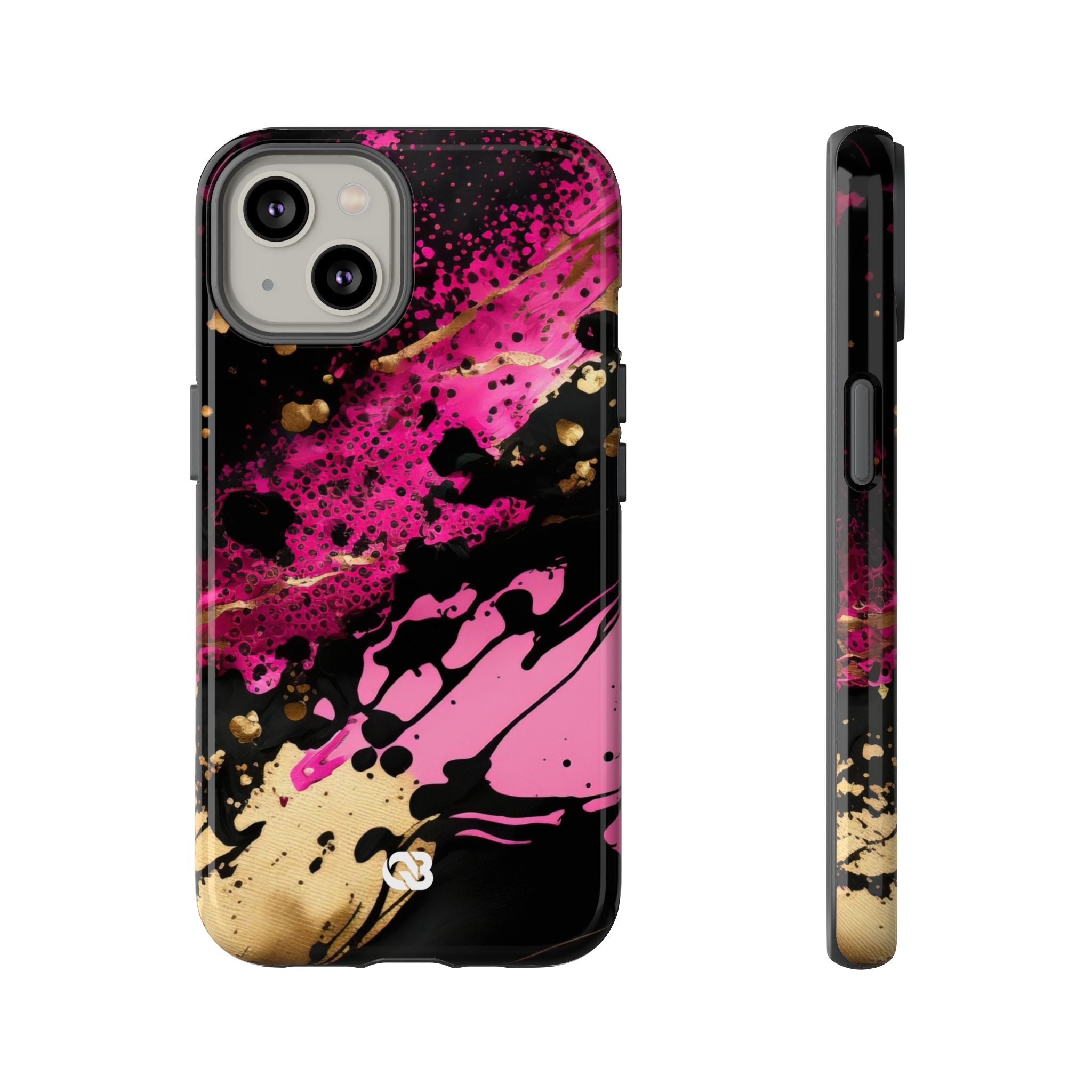 Magenta Liquid Gold · Tough Phone Case for iPhone