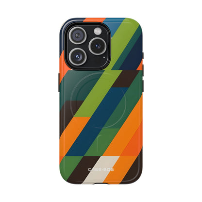 Diagonal Blaze iPhone 15 Pro Case - Tough+