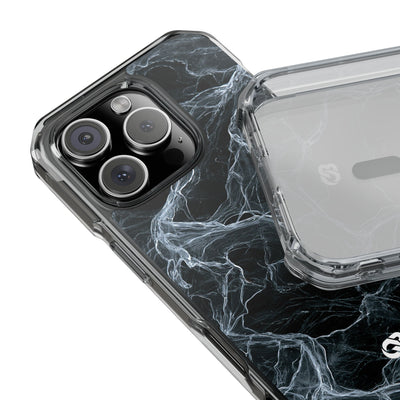 Arctic Gossamer · Clear Impact Magnetic Phone Case for iPhone · Black