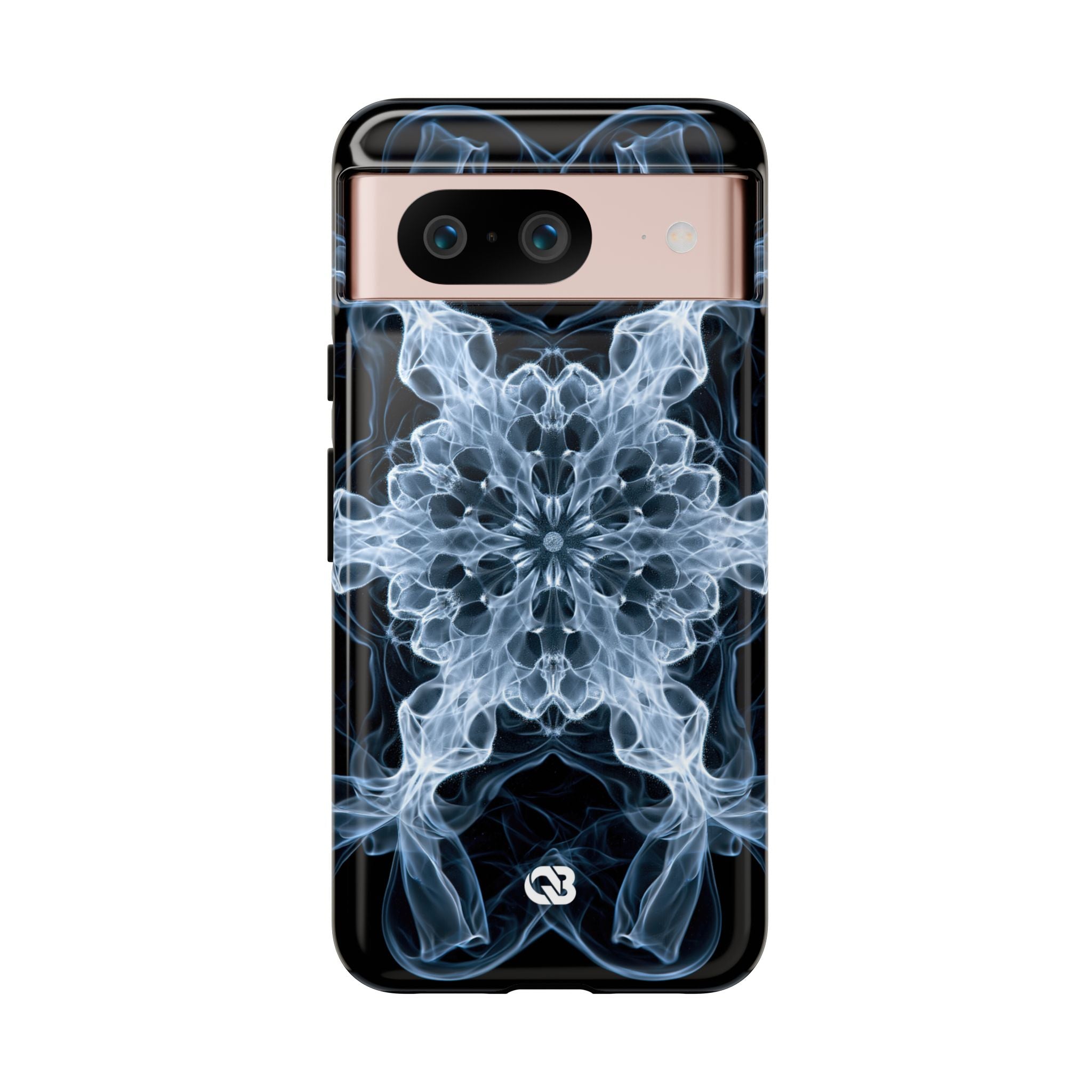 Blue Tough Phone Case for Google Pixel - Glacial Smoke Crown