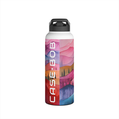 White Pathway - Stainless Steel Water Bottle