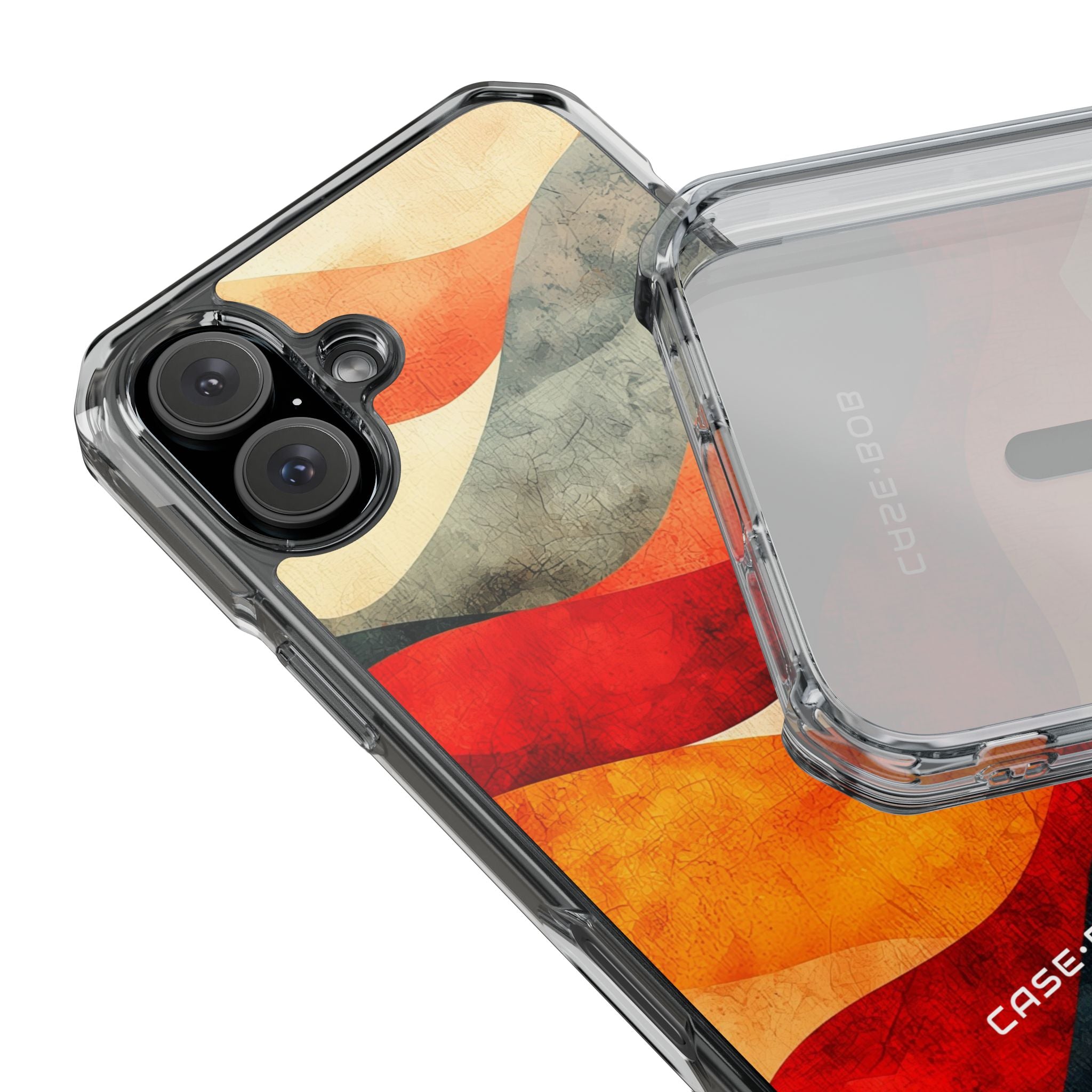 Cracked Wave Sunset iPhone 16 Plus Case - Impact