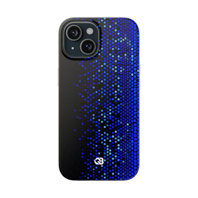 Cobalt Hex Dispersion · Lite Phone Case for iPhone ·  Blue