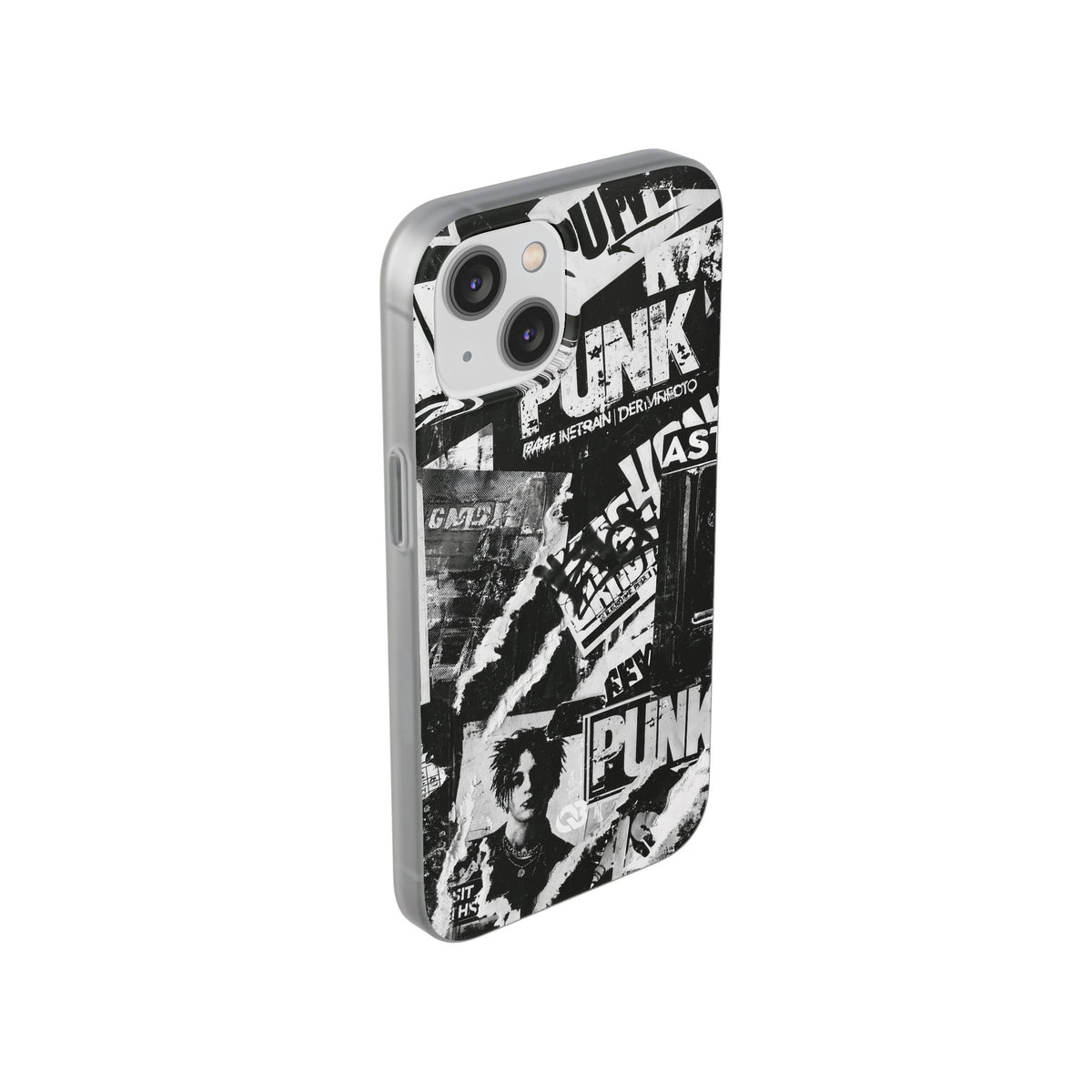 Underground Punk Collage · Lite Phone Case for iPhone ·  Black