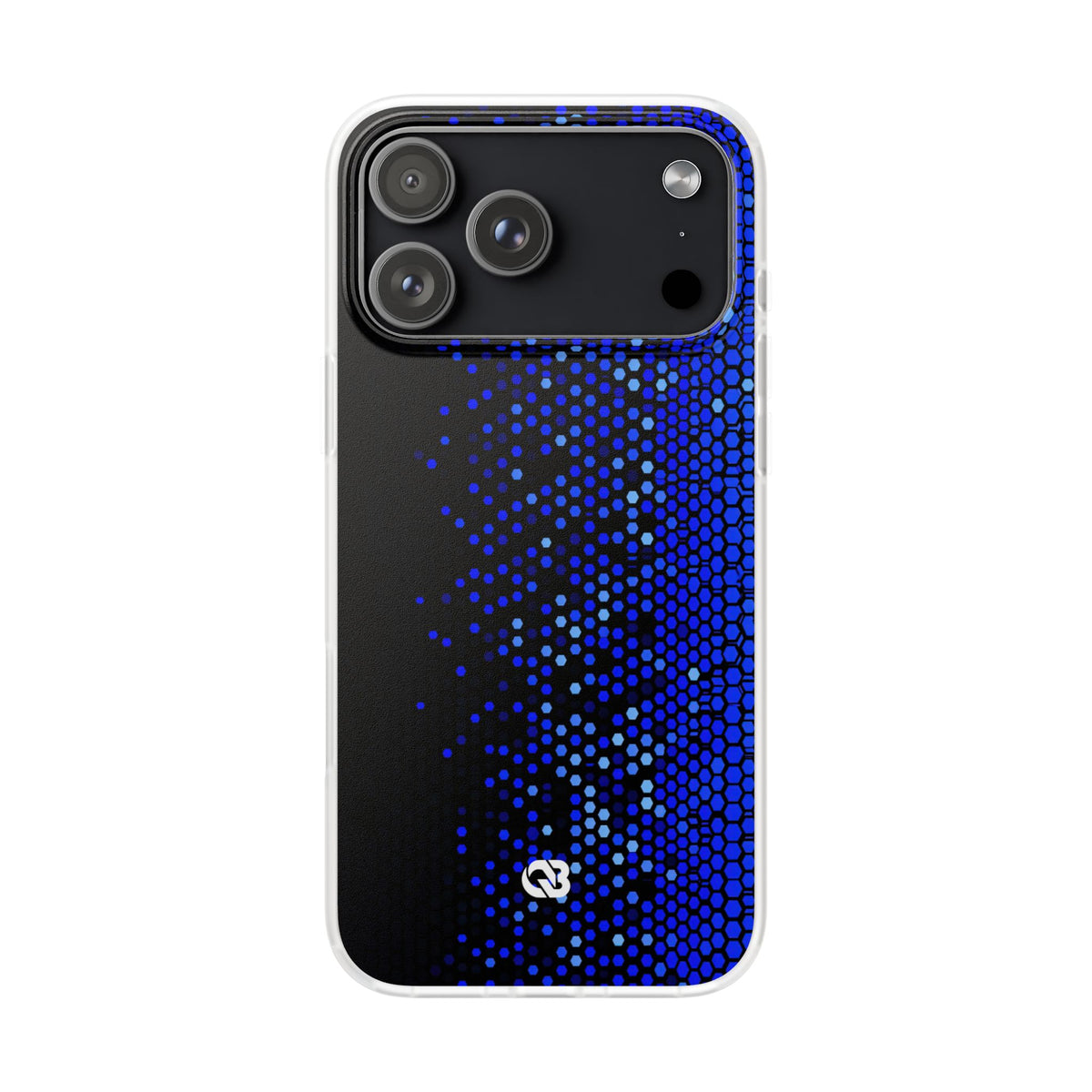 Cobalt Hex Dispersion · Lite Phone Case for iPhone ·  Blue