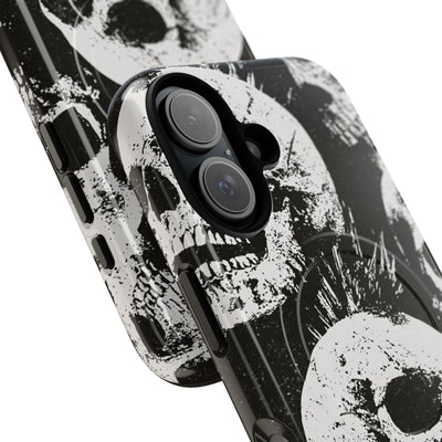 Punk Skull Riot · Tough 2.0 Magnetic Phone Case for iPhone · Black