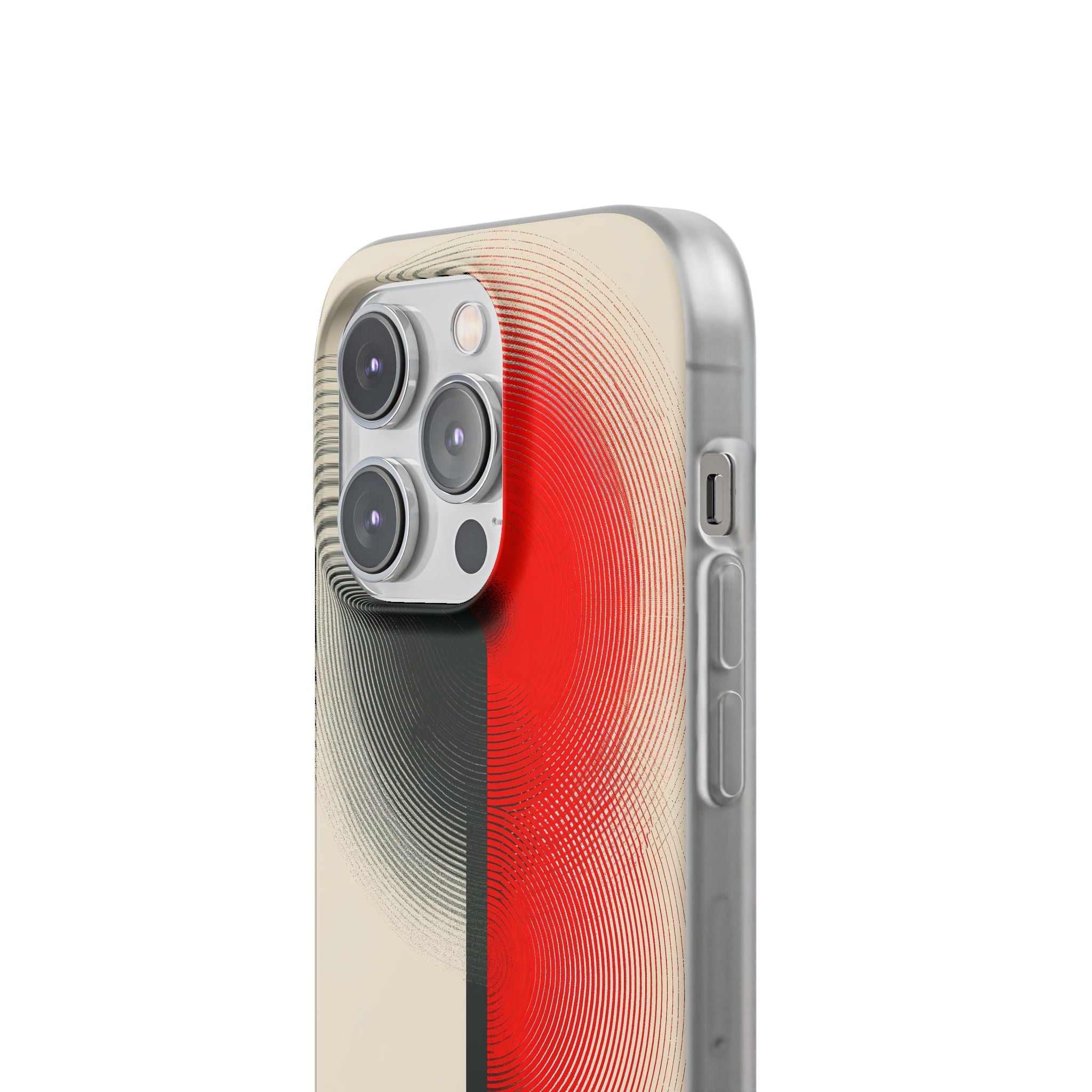 Red Lite Phone Case for iPhone - Split Signal Red