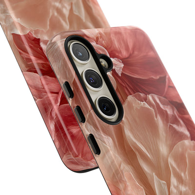 Blush Silk Bloom · Tough Phone Case for Samsung · Pink
