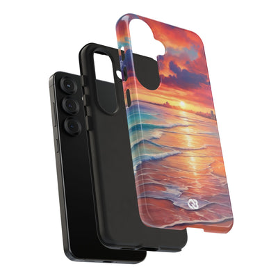 Crimson Shore Horizon · Tough Phone Case for Samsung