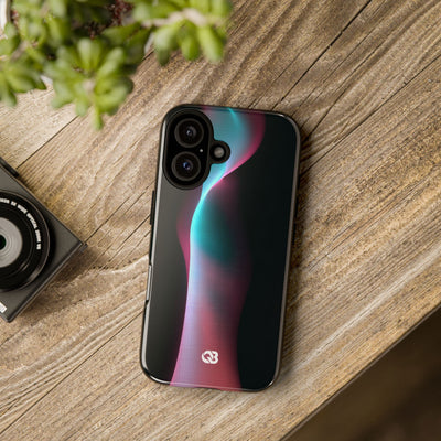 Neon Pixel Flow · Tough Phone Case for iPhone · Black