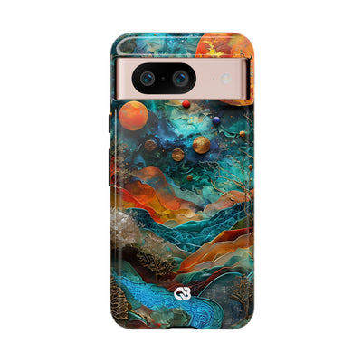 Copper Horizon Drift · Tough Phone Case for Google Pixel