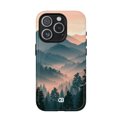 Teal Tough 2.0 Magsafe Phone Case for iPhone - Alpine Teal Horizon