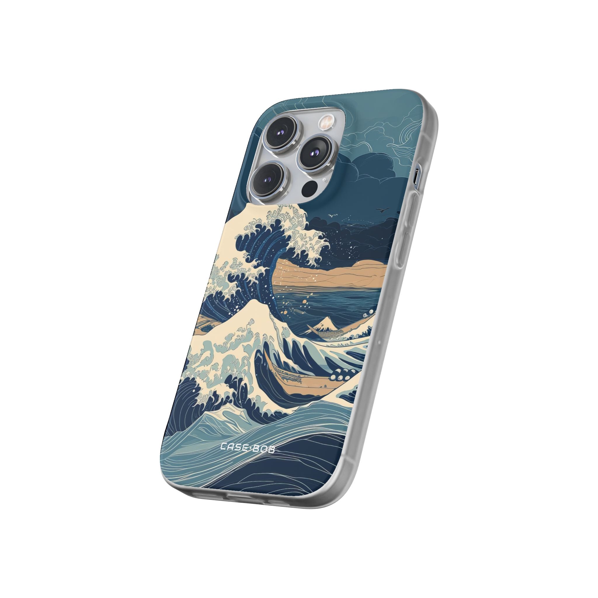 Cresting Blue Wave iPhone 14 Pro Case - Soft