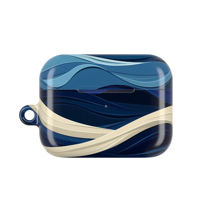 Blue Wave Flow - AirPods Case