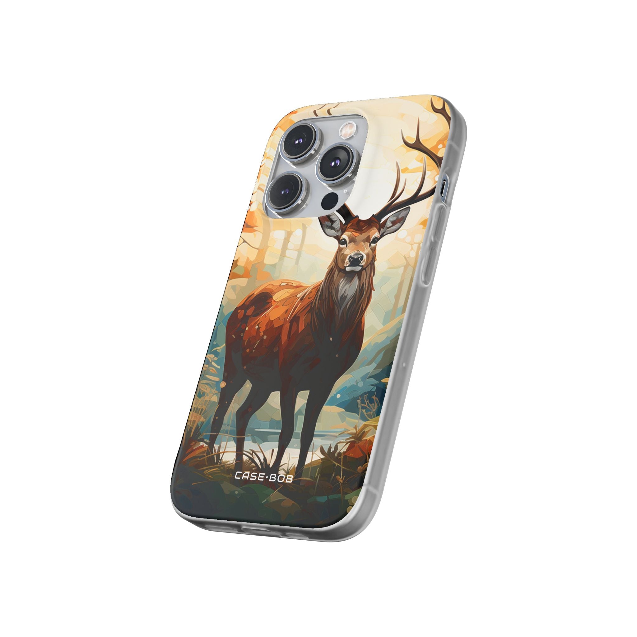 Glowing Stag iPhone 14 Pro Case - Soft - CASE•BOB