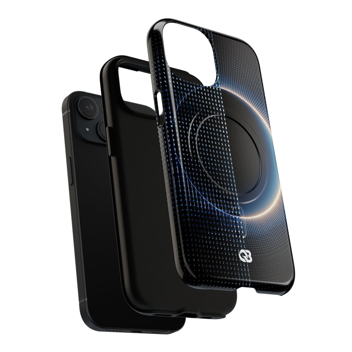 Luminous Meridian · Tough 2.0 Magnetic Phone Case for iPhone · Black