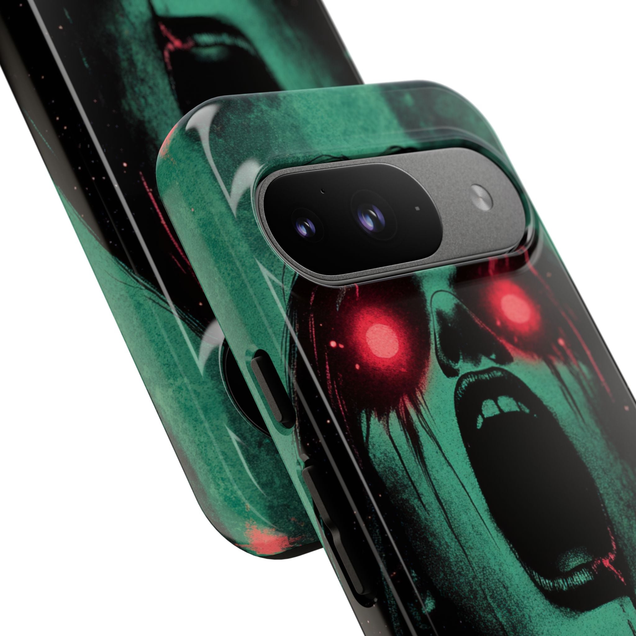 Crimson Emerald Scream · Tough Phone Case for Google Pixel