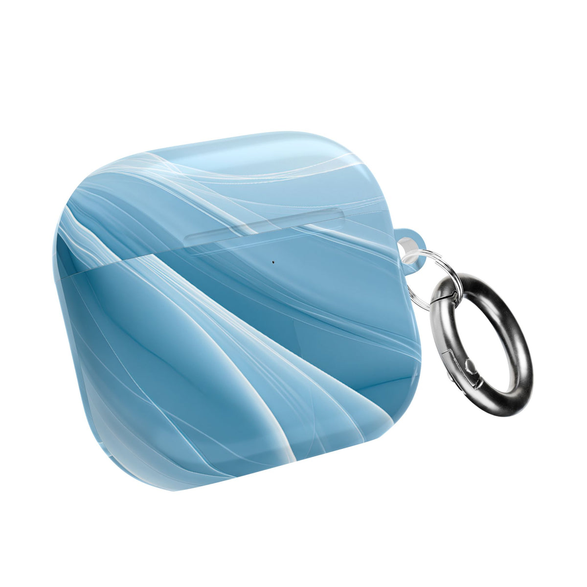 Glacial Ridge Contours · Hard Case for AirPods & AirPods Pro · Blue