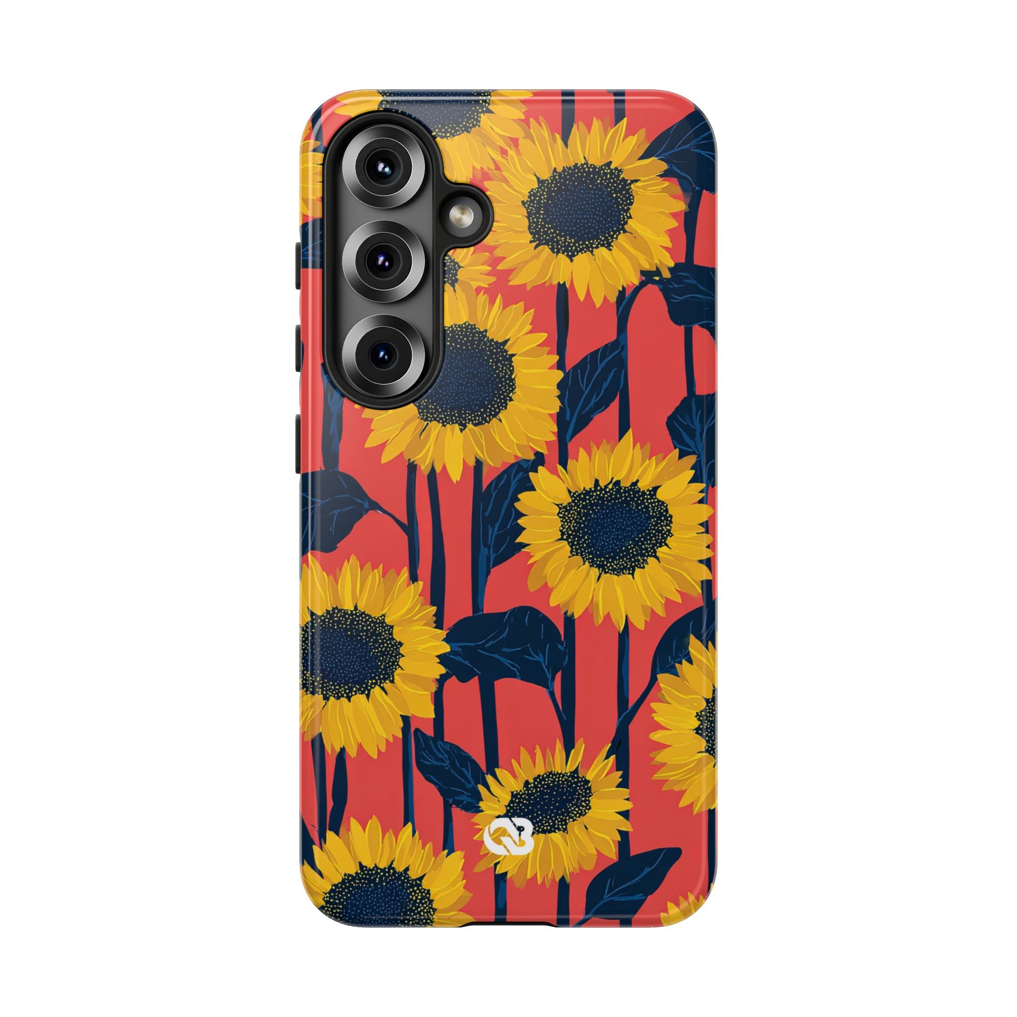 Solar Navy Bloom · Tough Phone Case for Samsung