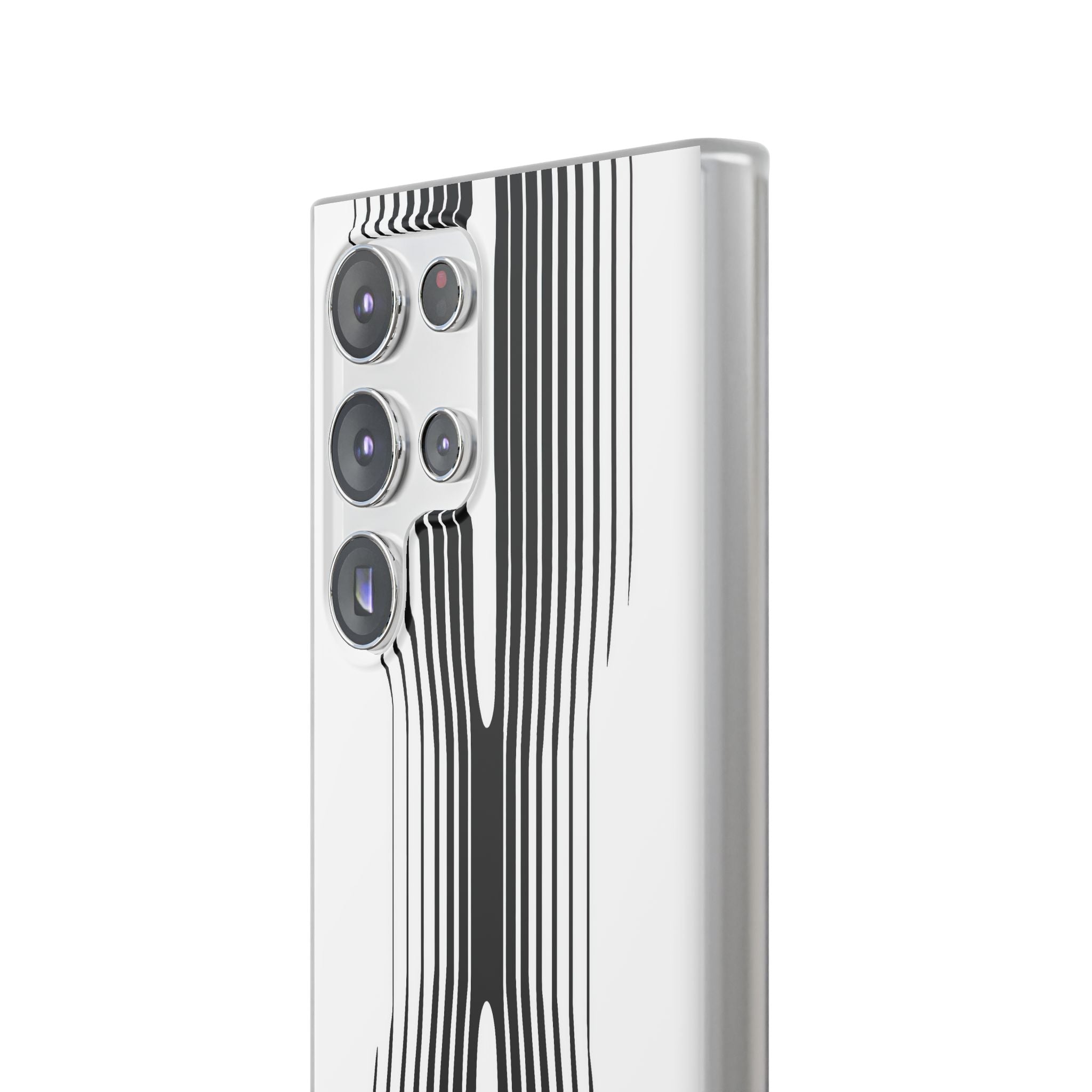 White Lite Phone Case for Samsung - Kinetic Mono Distortion
