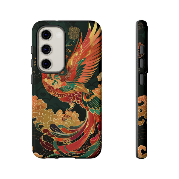 Imperial Phoenix Ascent · Tough Phone Case for Samsung · Red