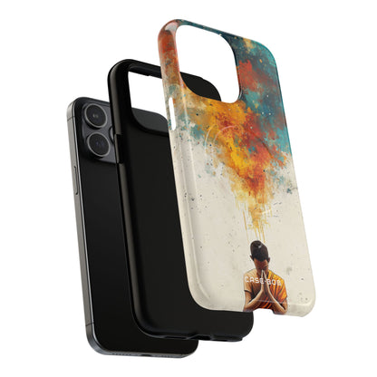 Meditativer Glow iPhone 15 Pro Max Case - Tough+