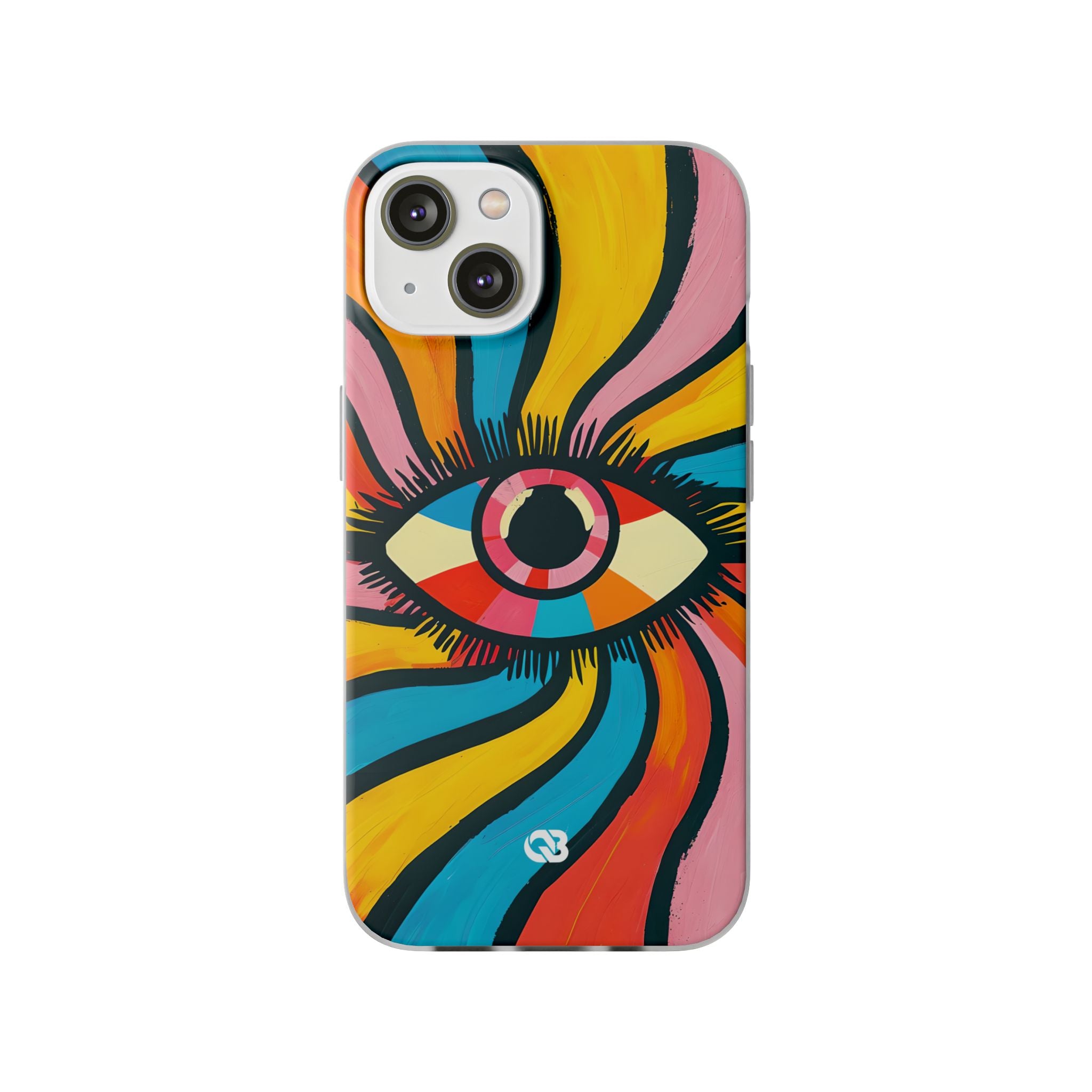 Vivid Gaze Burst · Soft Phone Case for iPhone