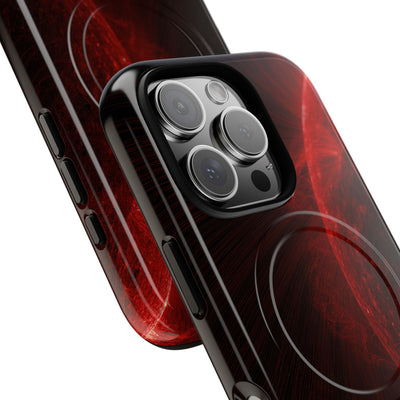 Red Tough 2.0 Magsafe Phone Case for iPhone - Solar Crimson Flare
