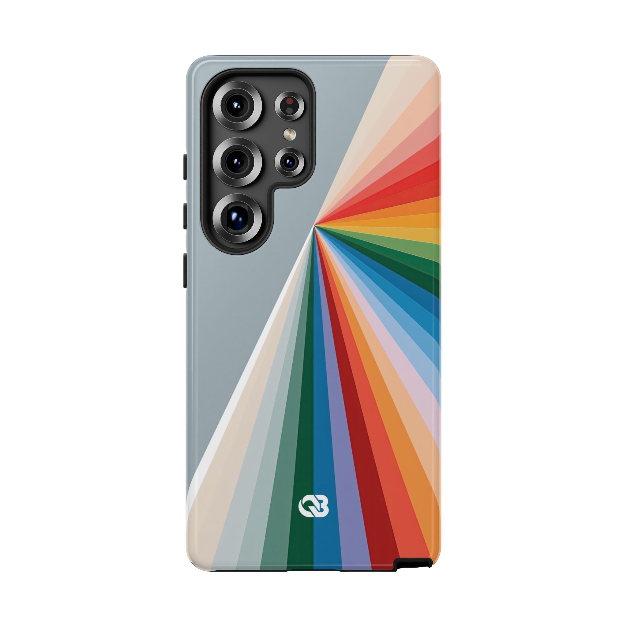 Grey Tough Phone Case for Samsung - Slate Prism Burst
