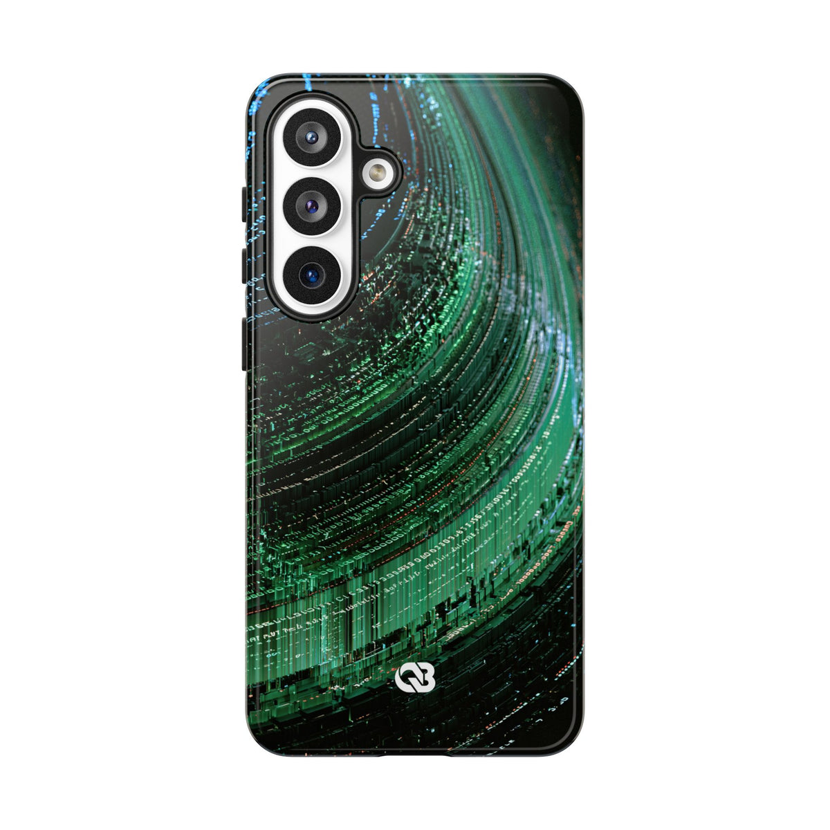 Orbital Data Stream · Tough Phone Case for Samsung · Green