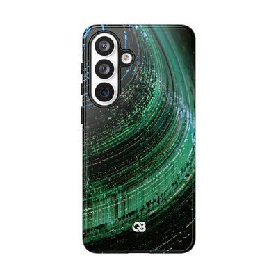 Orbital Data Stream · Tough Phone Case for Samsung · Green