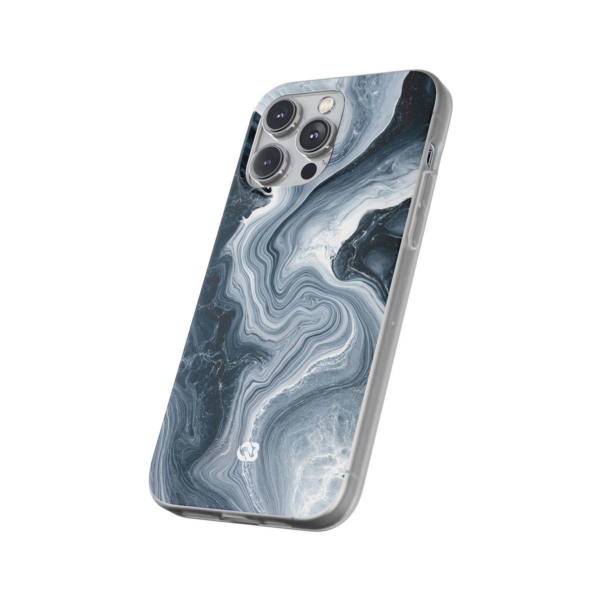 Suminagashi Ink Flow · Lite Phone Case for iPhone ·  Grey