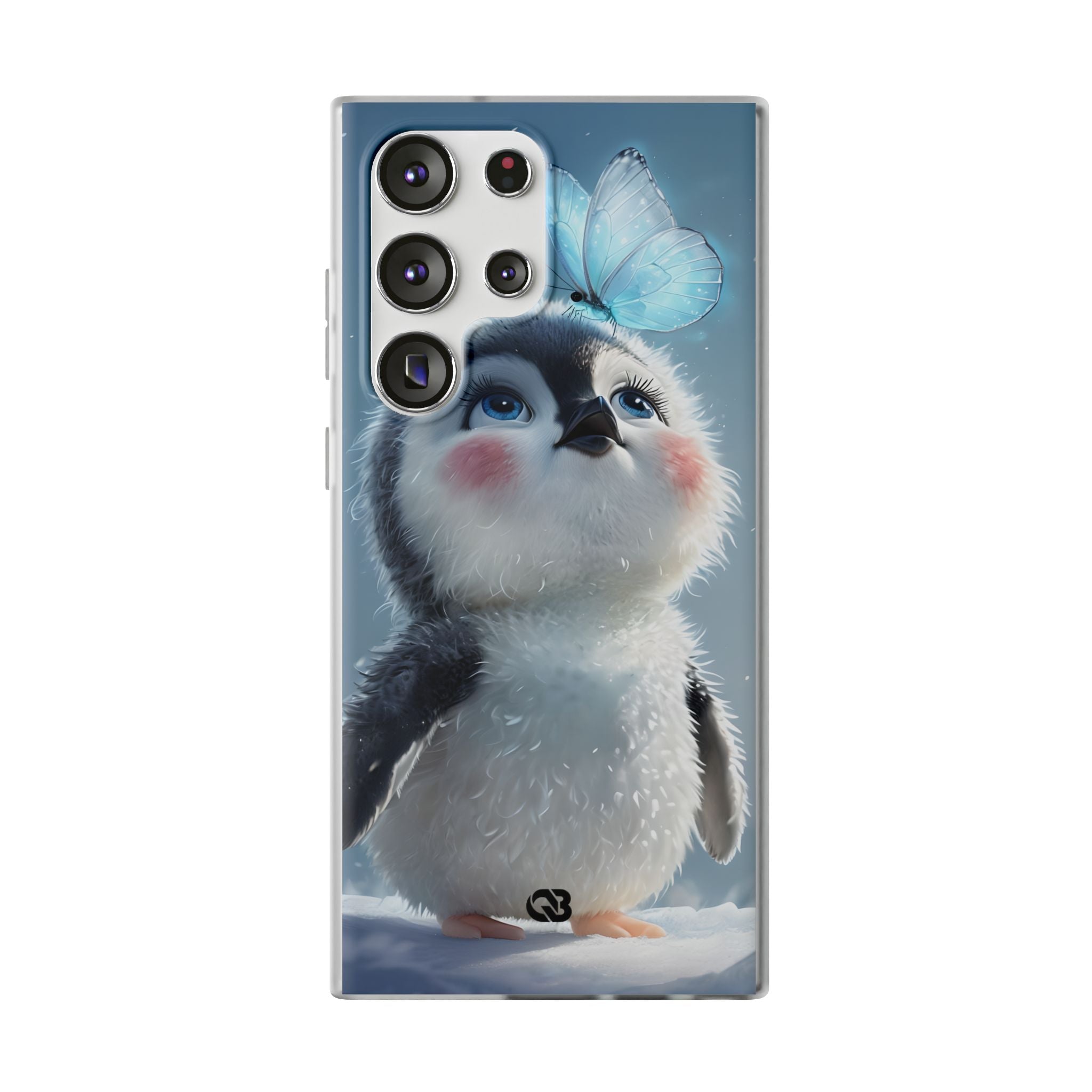 Frosty Penguin Glow · Soft Phone Case for Samsung