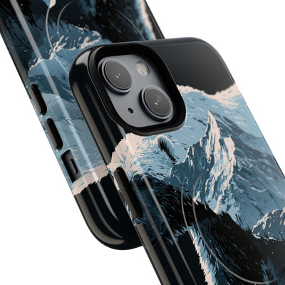 Nordic Arctic Bear · Tough 2.0 Magnetic Phone Case for iPhone · Black