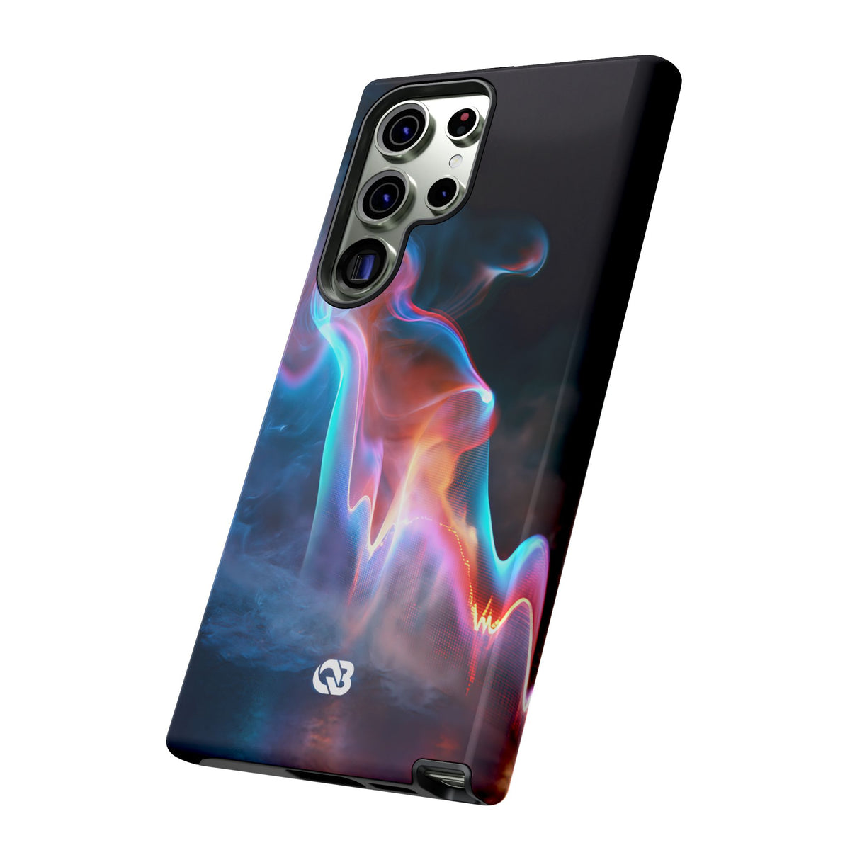 Neon Waveform · Tough Phone Case for Samsung · Black