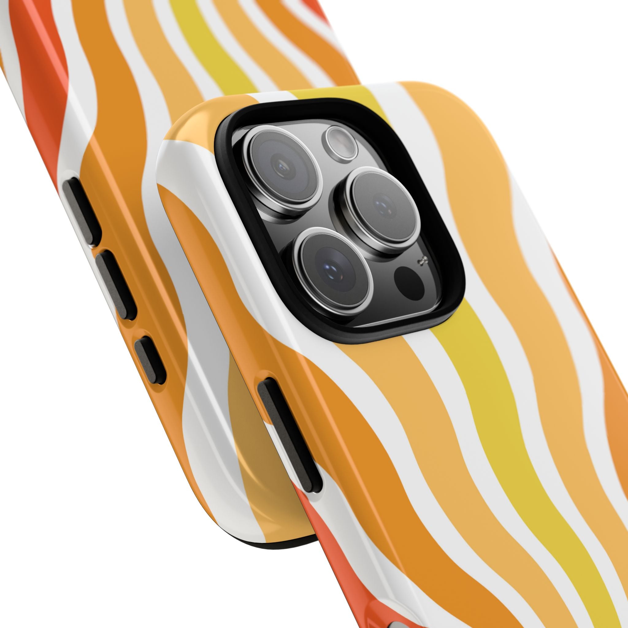 Amber Solar Waves · Tough Phone Case for iPhone