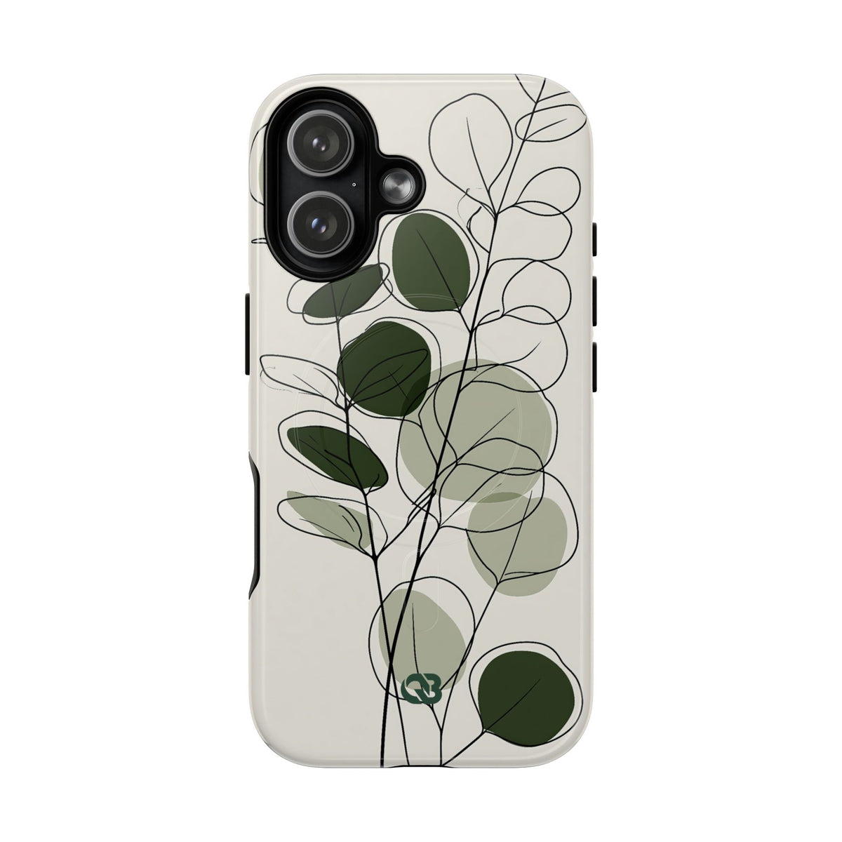 Eucalyptus Foliage Study · Tough 2.0 Magnetic Phone Case for iPhone · Green