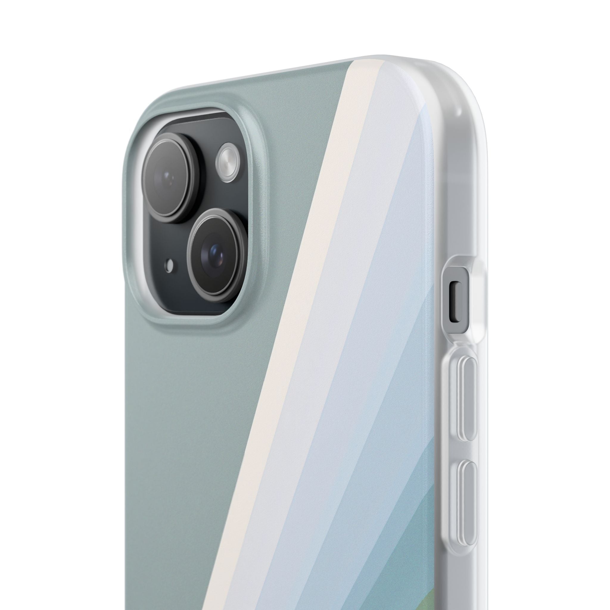 Green Lite Phone Case for iPhone - Sage Prism Beam