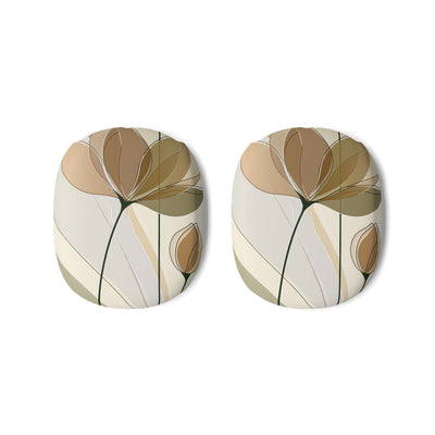 Translucent Petal Contour · Hard Case for AirPods Max · Beige
