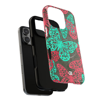 Electric Papillon · Tough 2.0 Magnetic Phone Case for iPhone · Pink