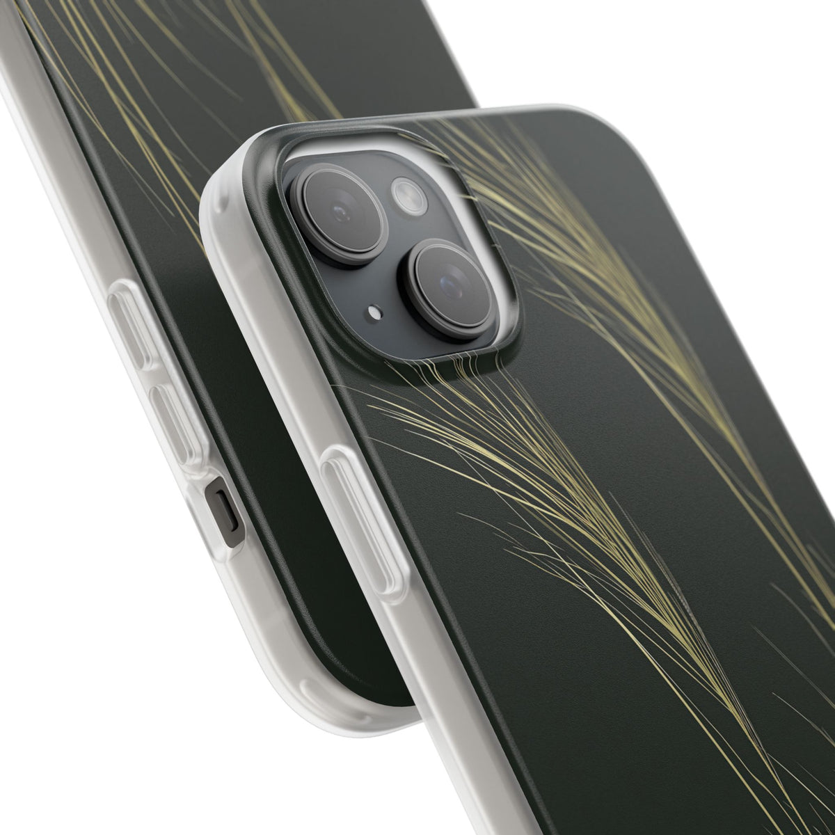 Golden Whispering Reeds · Lite Phone Case for iPhone ·  Green