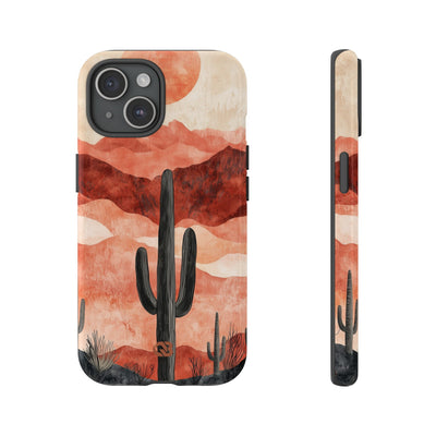 Terracotta Desert Sun · Tough Phone Case for iPhone