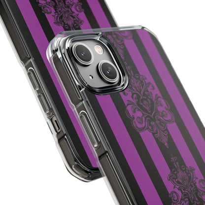 Damask Elegance Purple iPhone 14 Plus Case - Impact
