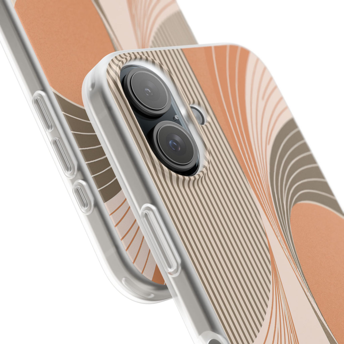 Terracotta Meridian · Lite Phone Case for iPhone ·  Orange